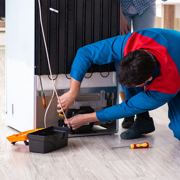 how much do you charge for refrigerator repair services in Elfers FL